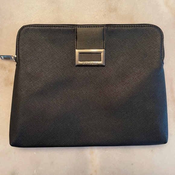 BVLGARI Black Cosmetic Bag - Picture 1 of 3